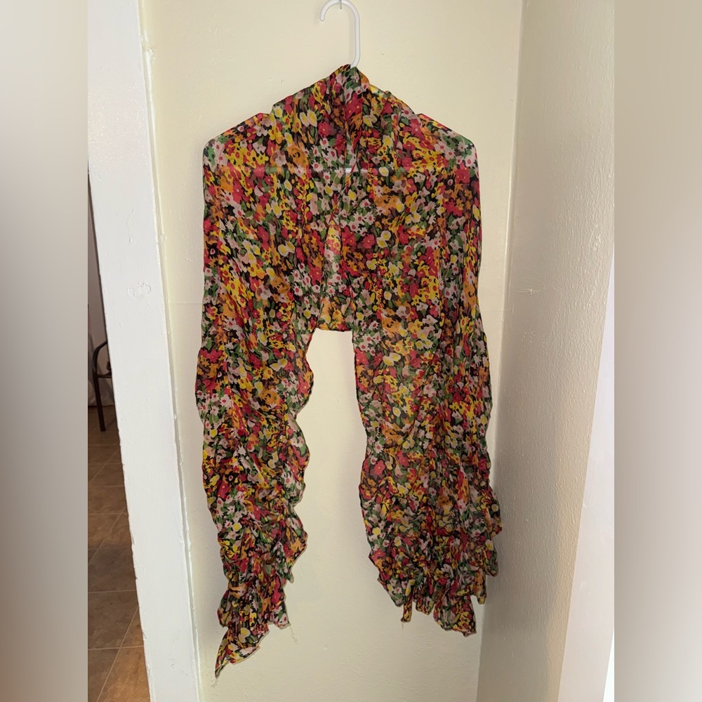 SIX Floral Multicolor Scarfs